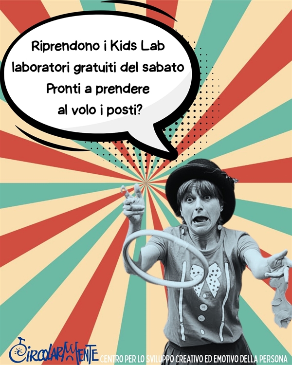 Sono tornati i Kids Lab Sono tornati i Kids Lab